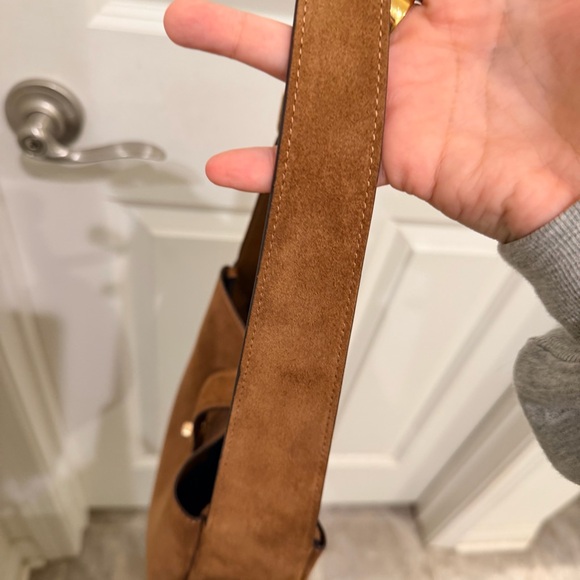 Coach Hadley Sienna Convertible Crossbody Bag - Picture 8 of 15